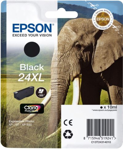 Epson Claria 24XL Black Ink Cartridge (C13T24314010)
